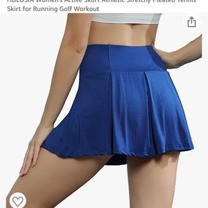 Royal blue golf/tennis skirt